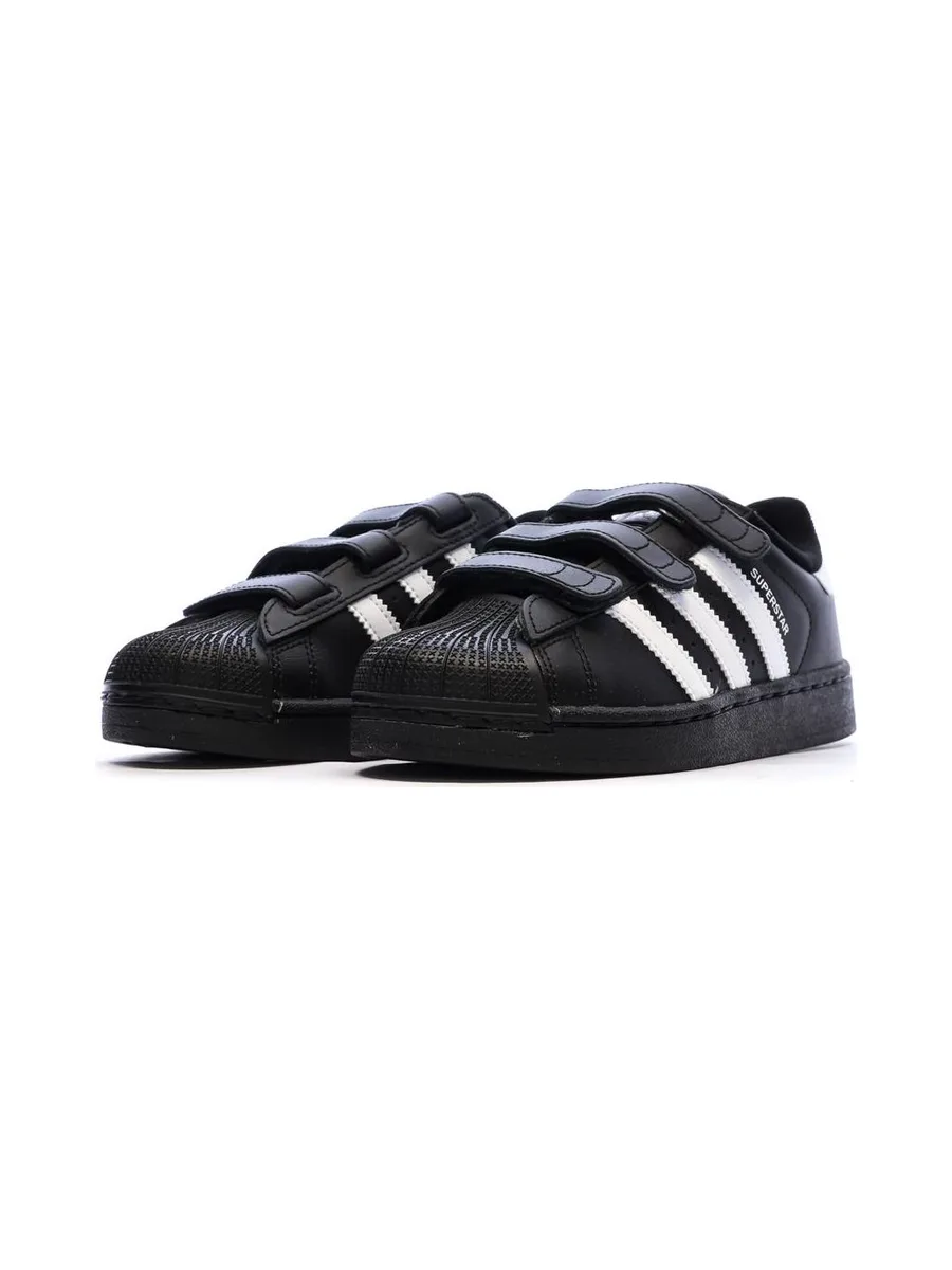 Baskets Noires Garçon Adidas Superstar 7
