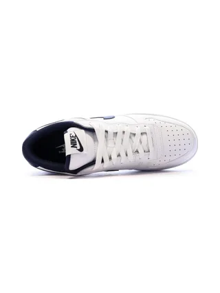 Baskets Blanches/Marines Homme Nike Big Nike Low 5