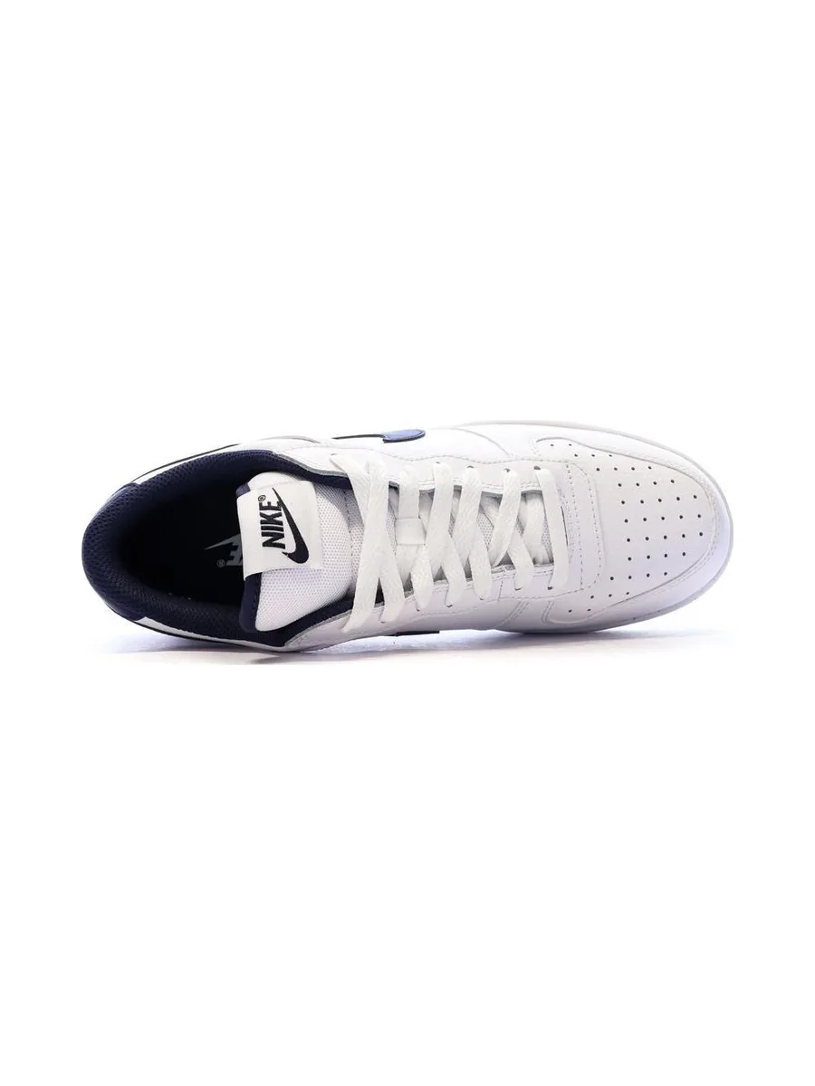 Baskets Blanches/Marines Homme Nike Big Nike Low 6