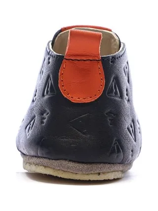 Chaussons Marines/Rouges Garçon Aster Layas 3