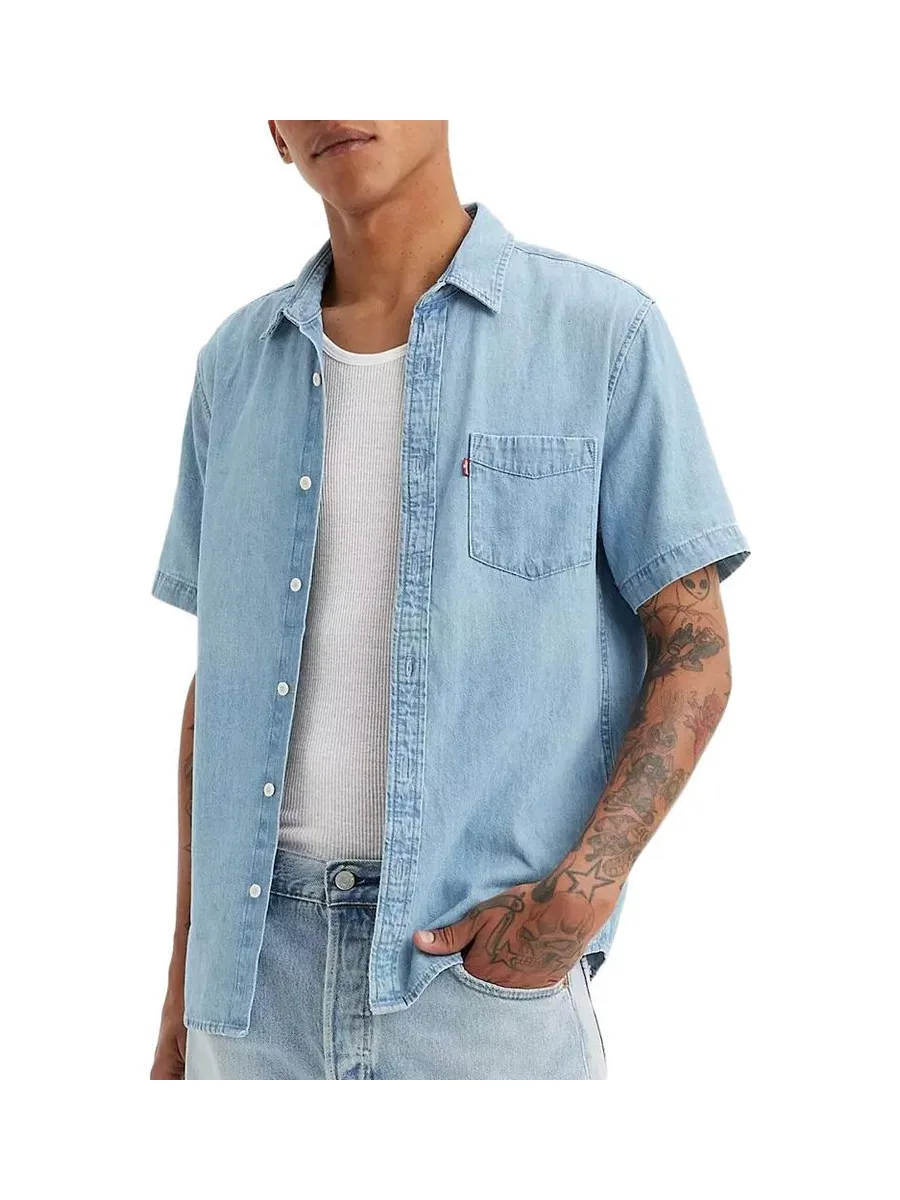 Chemise Bleu Clair Homme Levi's Classic 2
