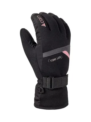 Gants de Ski Noir/Rose Femme Cairn Graphite Powder 1