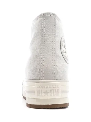 Baskets Grises Fille Converse All Star Eva A10382C 3