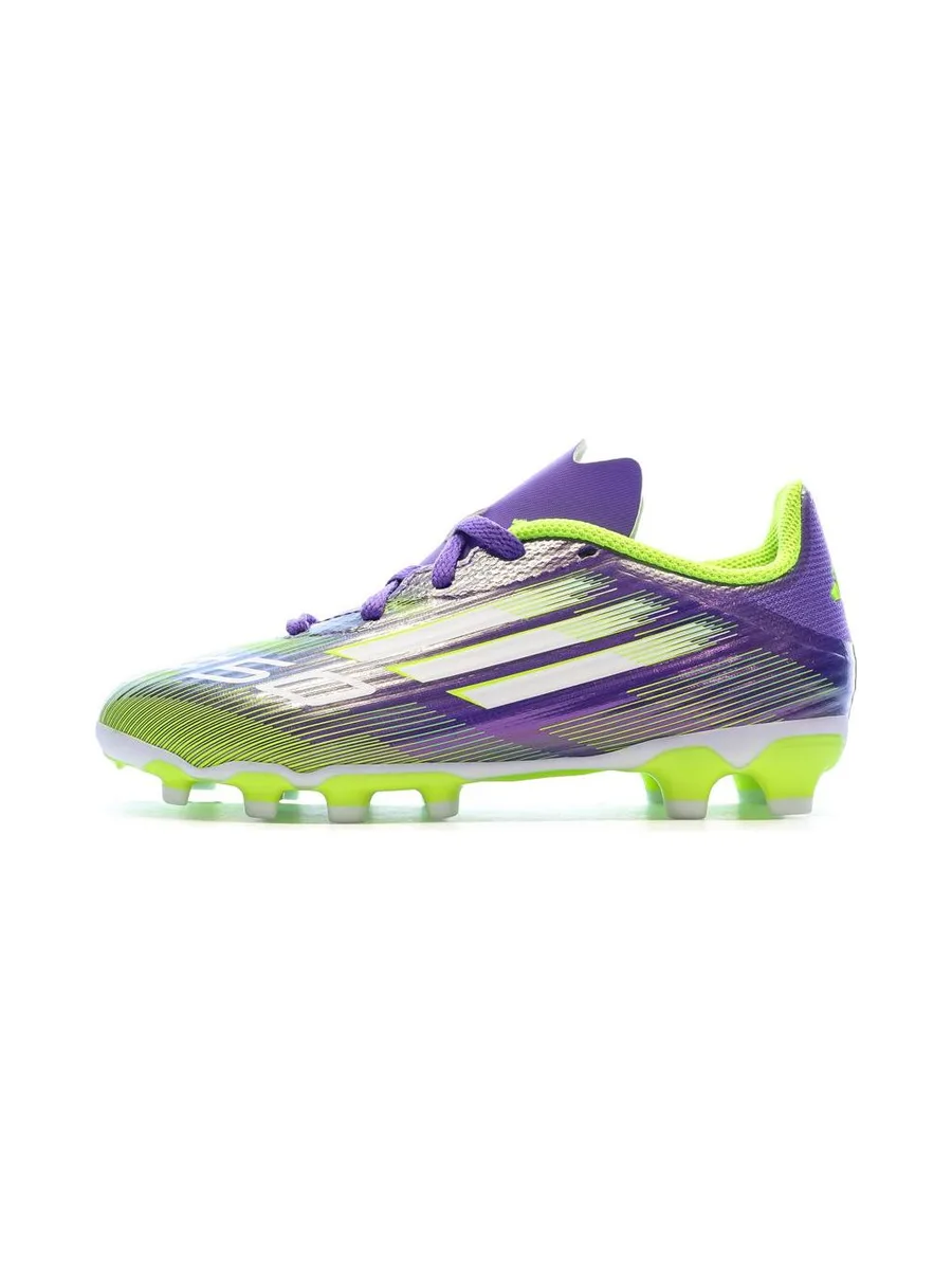 Baskets Violet/Verte Garçon Adidas F50 League 2