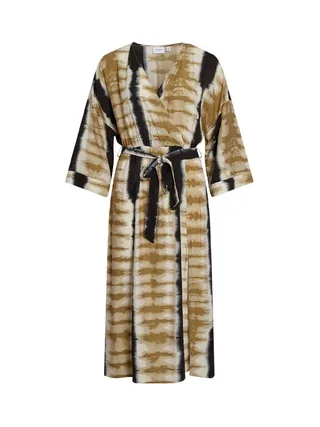 Robe Marron/Marine Femme Vila Viwrinkle 1