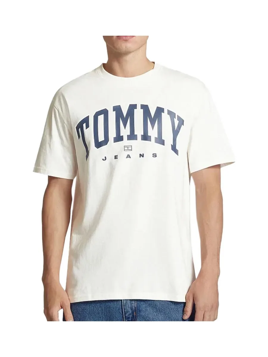 T-shirt Blanc Homme Tommy Hilfiger Varsity 2