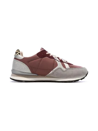 Baskets Bordeaux/Gris Femme Pepe jeans Marlon 2