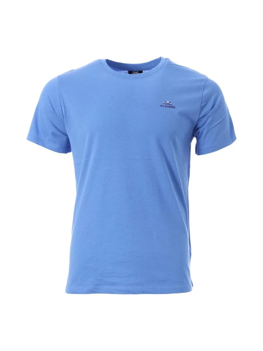 T-shirt Bleu Homme No Publik Brand 2