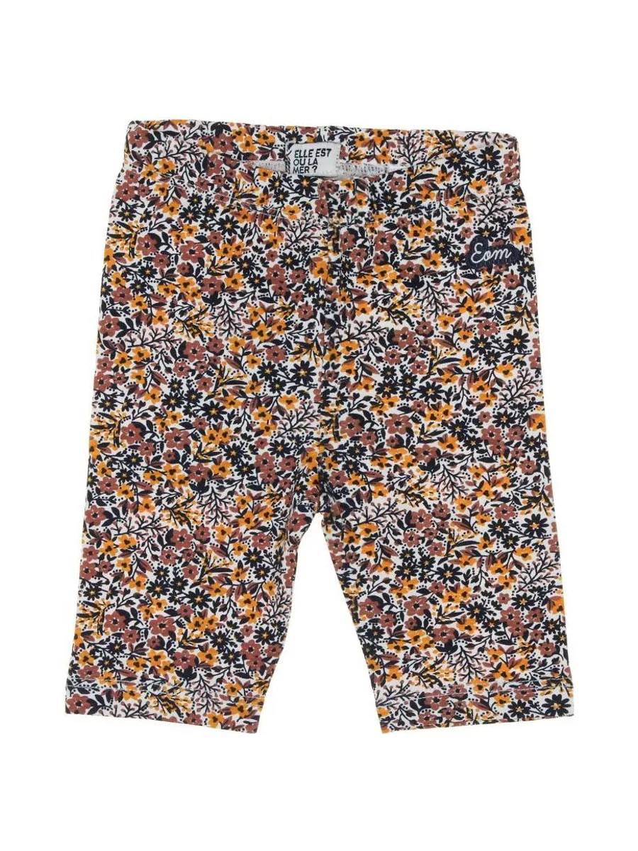 Legging Marine à fleurs Bébé EOM Leg 2