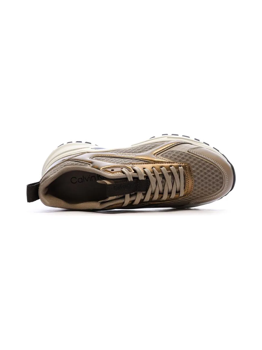 Baskets Marron Femme Calvin Klein Jeans Hike Run Ckstripe 5