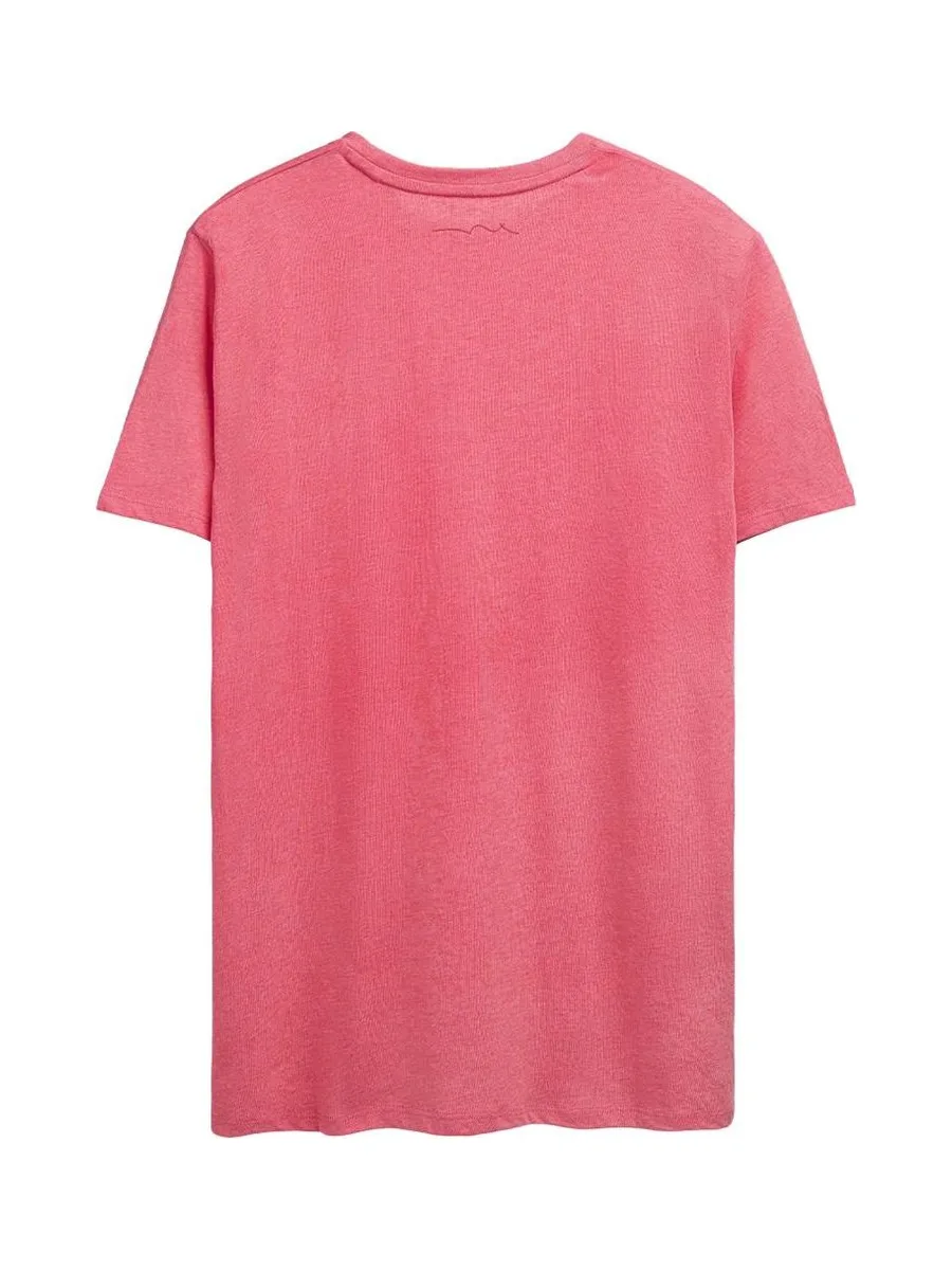 T-shirt Rose Homme Teddy Smith Total 1 3