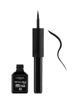 Eye-Liner Liquide Mat Infaillible 24H L'Oréal Paris 01 Matte Black 2