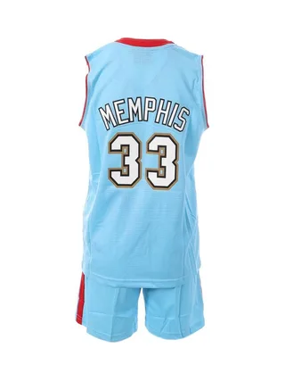 Menphis Ensemble de Basketball Bleu Garçon Sport Zone 2