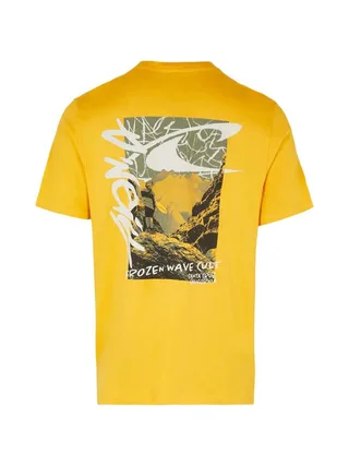 T-Shirt Jaune Homme O'Neill Wave Cult 2