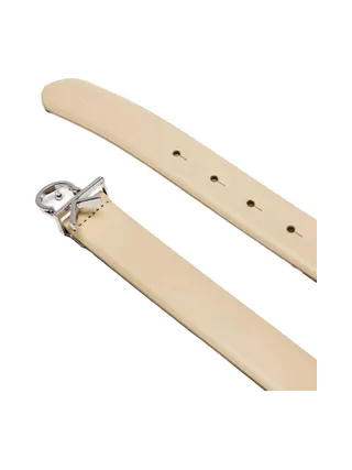 Ceinture Beige Femme Calvin Klein Jeans Ck Buckle Belt - T 2