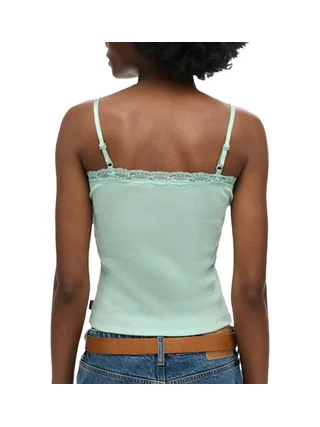 Débardeur Vert Femme Superdry Vintage 2