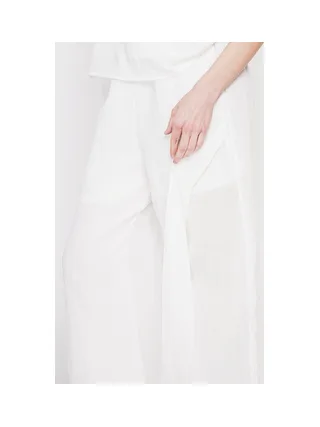 Pantalon taille haute style portefeuille 2