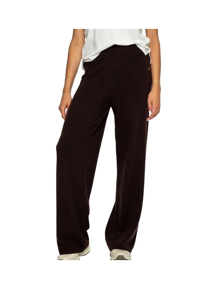 Pantalon fluide Marron Soul Studio Knitwear 2