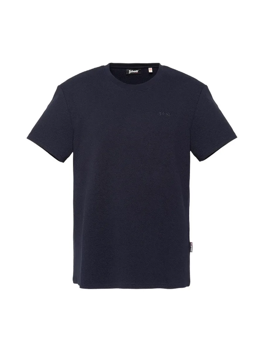 T-Shirt Marine Homme Schott TSCLAY 2