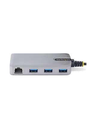 3-Port USB Hub w/GbE Ethernet Adapter 3