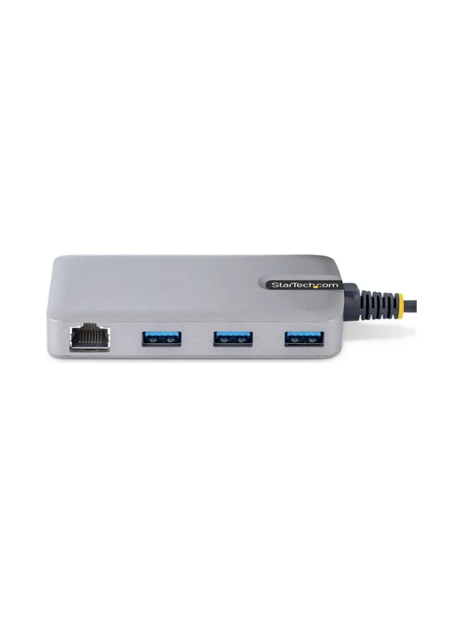 3-Port USB Hub w/GbE Ethernet Adapter 3