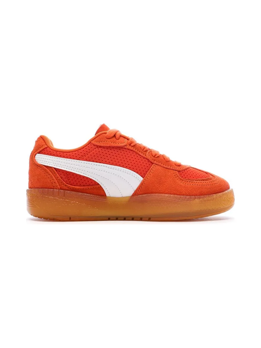 Baskets Oranges Femme Puma Palermo Moda Vintage 3