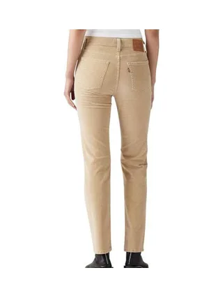 Jean 724 Beige Classique Femme Levi's High Rise Straight 18883 3