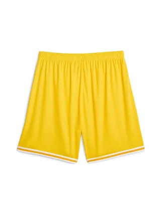 Short de Basketball Jaune Homme Puma Hoops Team Game Short 2
