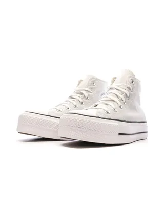Baskets Grises Converse Femme Chuck Taylor All Star Lift 6
