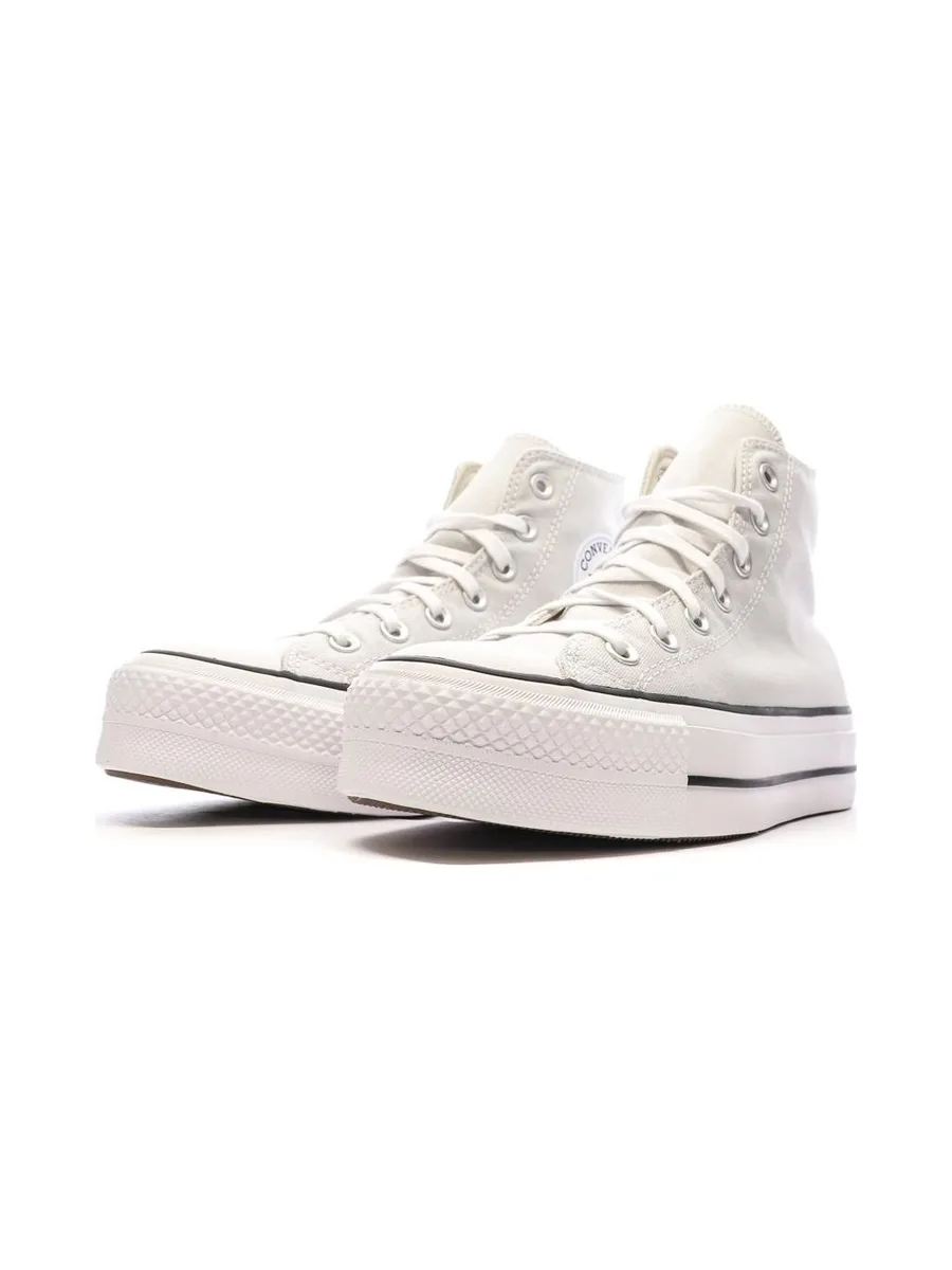 Baskets Grises Converse Femme Chuck Taylor All Star Lift 7