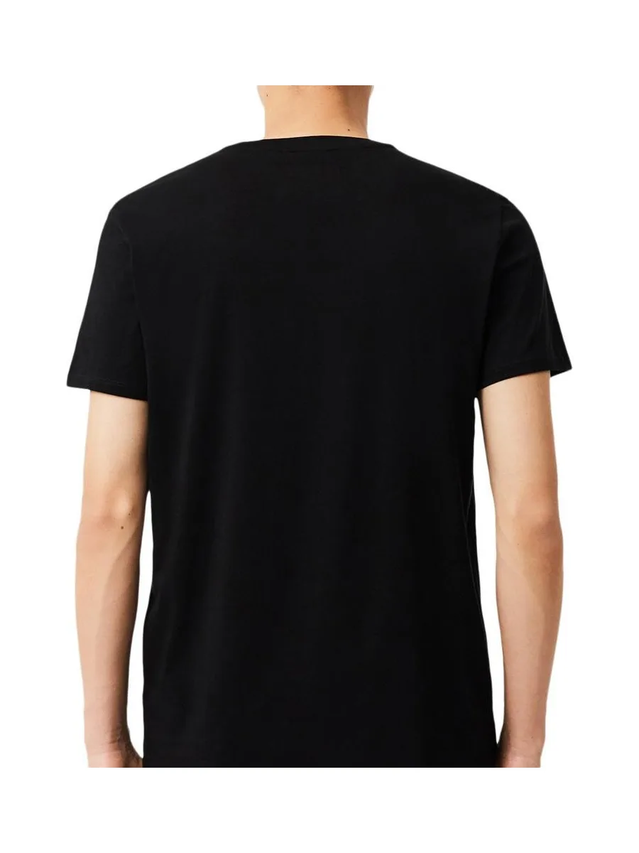 T-shirt Noir Homme Lacoste TH6710001 2