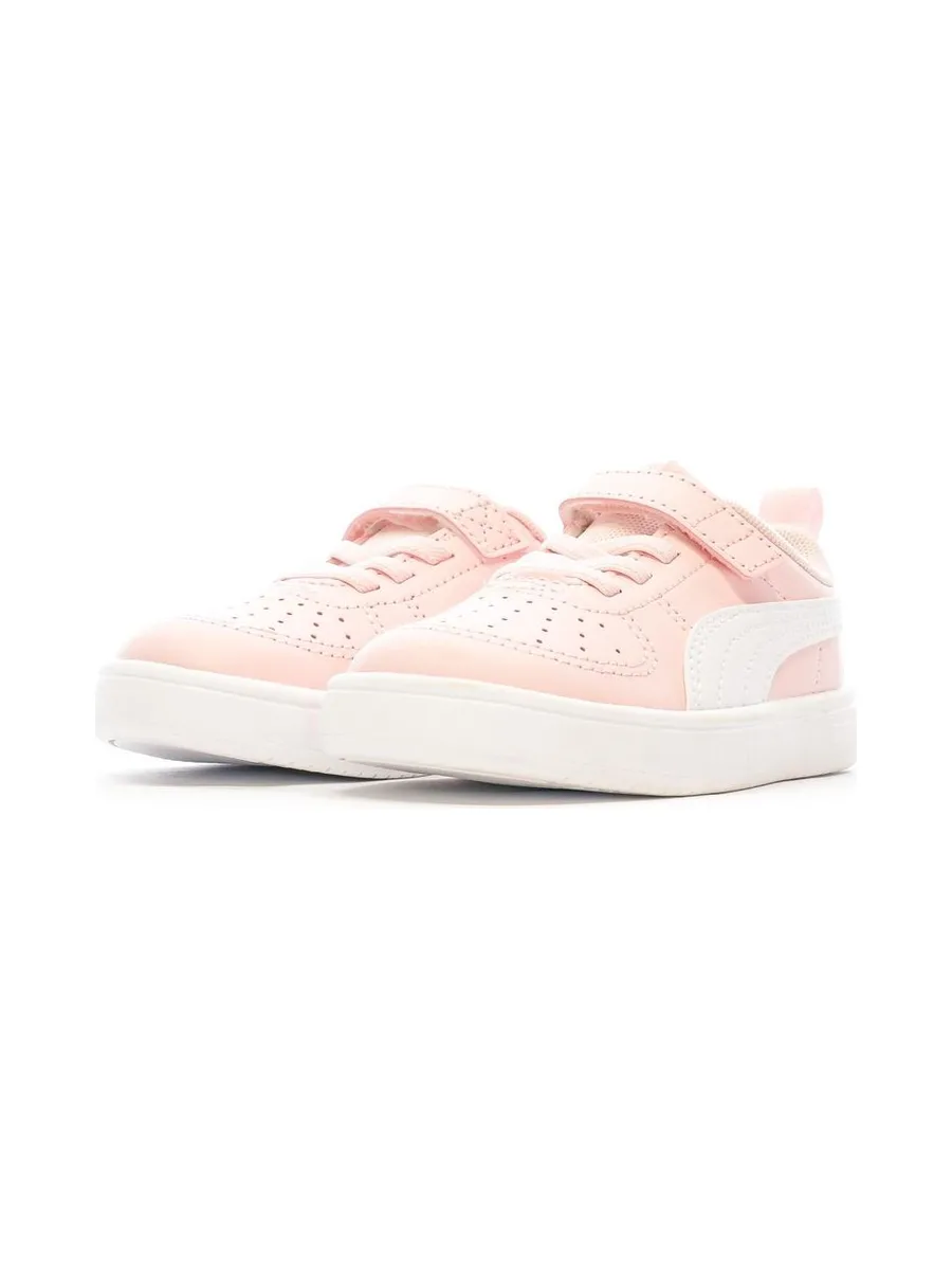 Baskets Rose/Blanche Fille Puma Rickie 7
