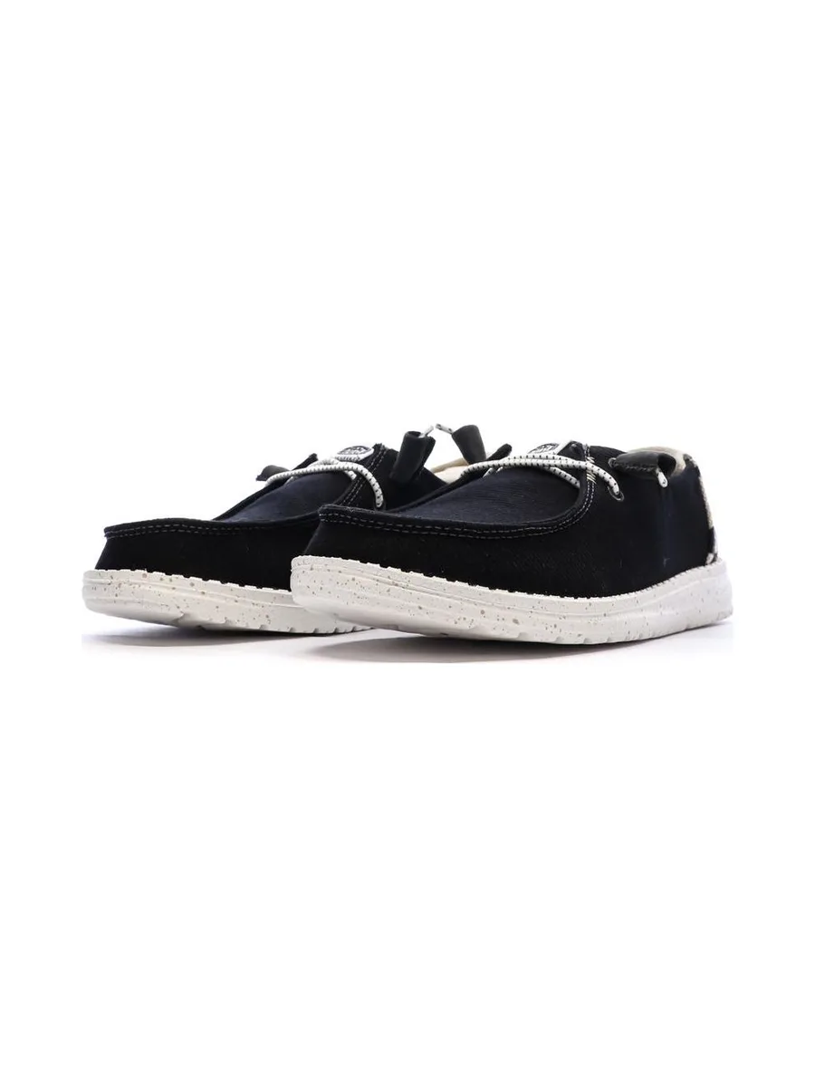 Chaussures Noir Femme Hey Dude Blackleopard 7