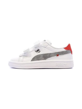 Baskets Blanc Garçon Puma Smash 3.0 Mid 9 1