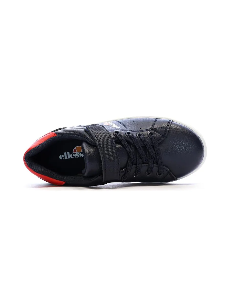 Baskets Marines/Rouges Garçon Ellesse Santo 5