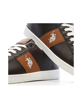 Baskets Marrons/Camel Homme US Polo ASSN 7