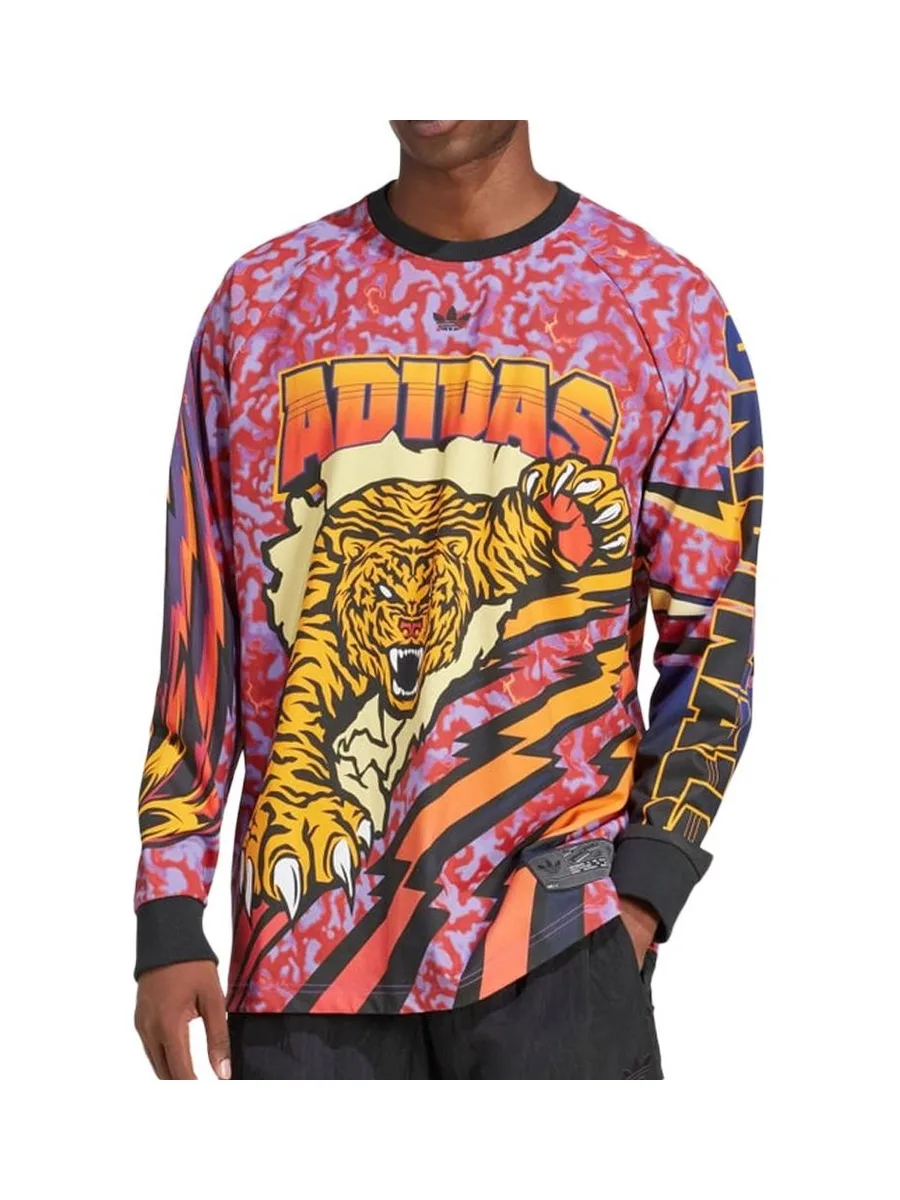 T-Shirt Rouge Homme Adidas Graphic Adilenium Season 3 1