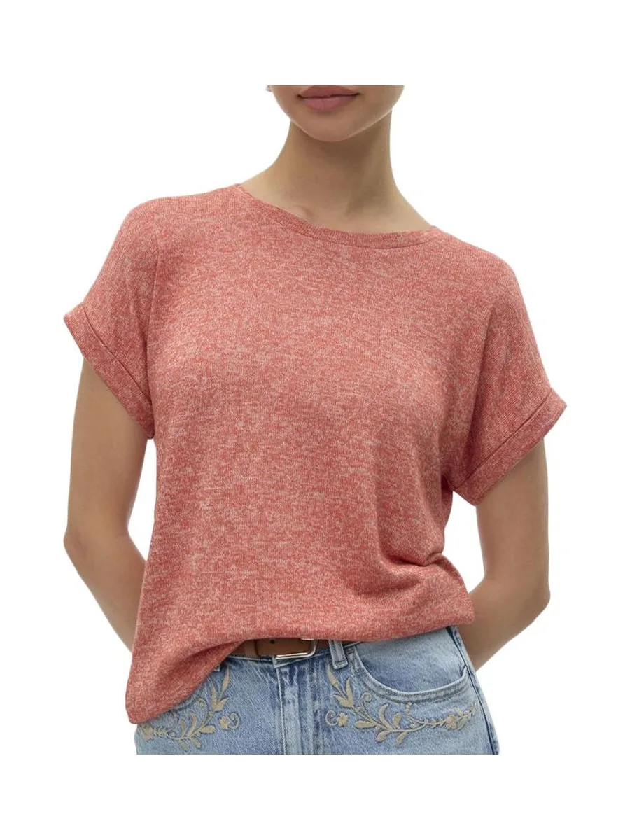 T-Shirt Rouge Femme Vero Moda Brianna 10291353 2