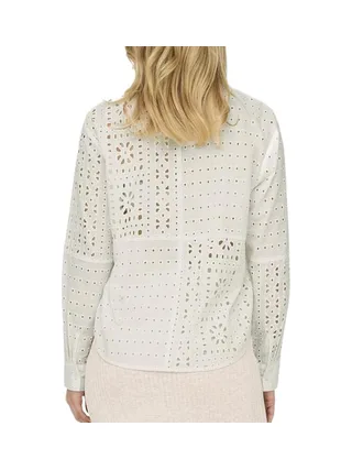 Blouse Blanche Femme JDY Miso Anglaise 2