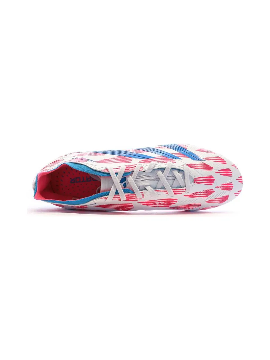 Chaussures de football Blanc/Bleu/Rose Homme Adidas Predator League 5