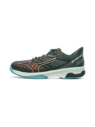 Chaussures de Tennis Noires Homme Mizuno Wave Exceed 1