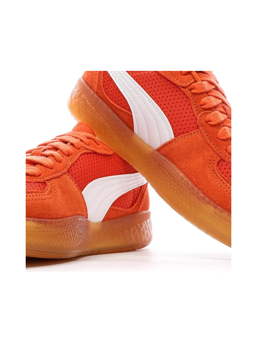 Baskets Oranges Femme Puma Palermo Moda Vintage 8