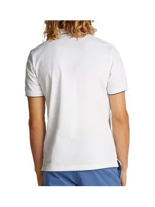 Polo Blanc Homme Calvin Klein Jeans Pique Tippin 2
