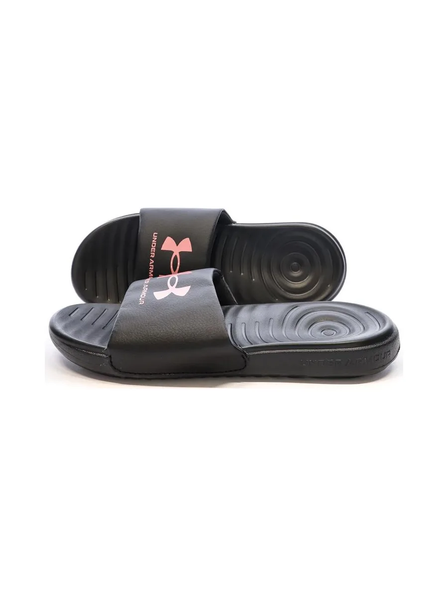 Claquettes Noires/Roses Femme Under Armour Ansa Fix 1