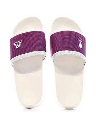 Claquettes Blanches/Bleu/Rouge Homme Le Coq Sportif Slide 3