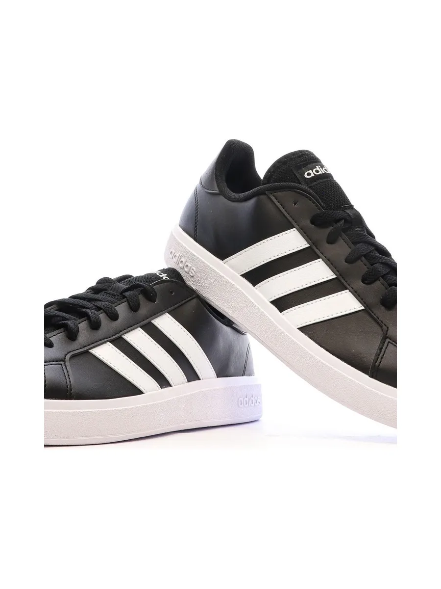 Baskets Noires/Blanches Homme Adidas Grand Court Base 2.0 8