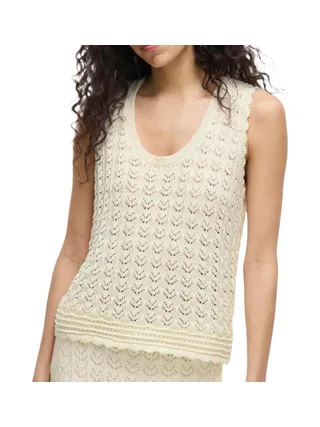 Débardeur Beige Femme Vila Vidolise 1