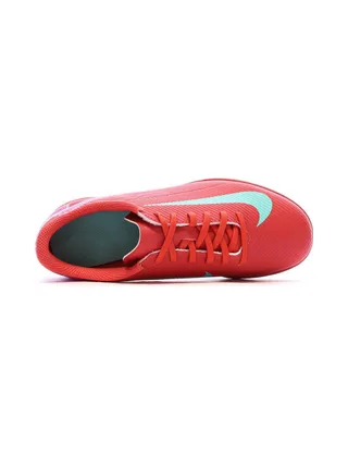 Chaussures de Foot Rouges Junior Nike Jr Vapor 16 Club IC 4