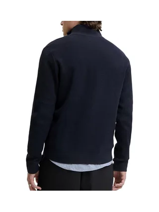 Pull Zippé Marine Homme Jack & Jones Milano 2