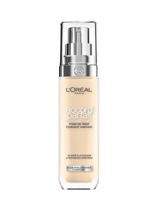 Fond de teint Accord Parfait L'Oréal Paris Acide Hyaluronique 1